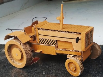 How To Make A Tractor From Cardboard 2018 | Mini Cardboard Toys | Tech Toyz Videos