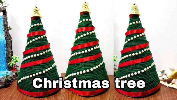 How to make beautiful christmas tree very easy using news paper