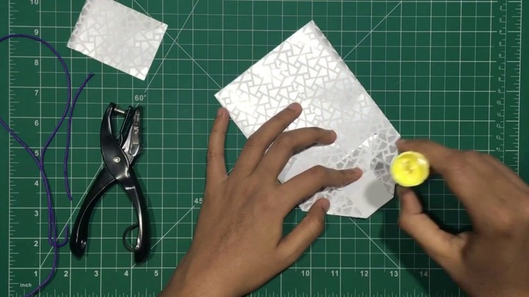 How to make chocolate gift paper bag