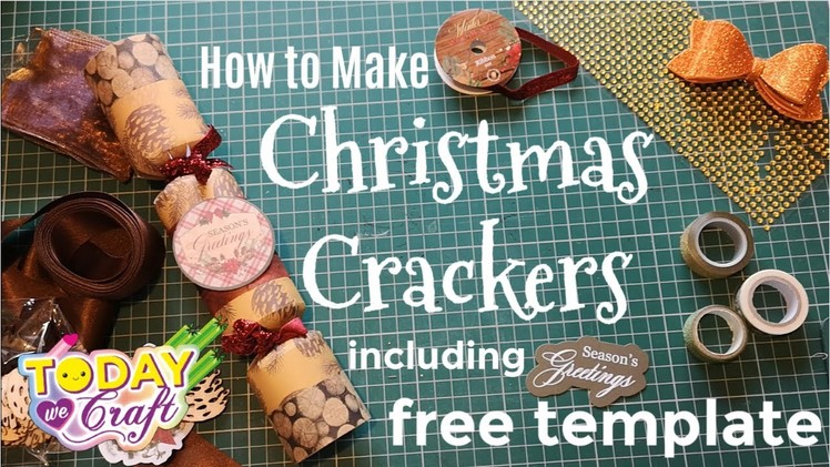 How to make Christmas Crackers with free template