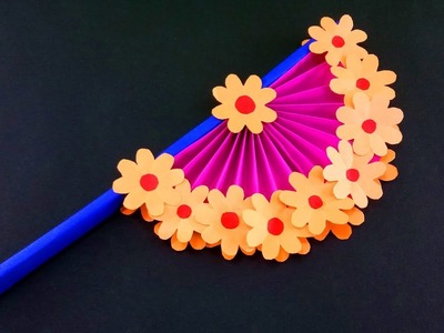 How to Make Easy Paper Fans with Kids - Easy DIY Crafts