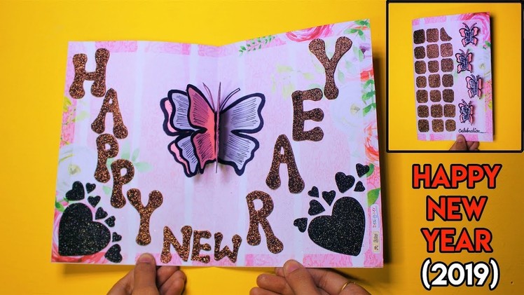 How To Make Greeting Card For Happy New Year (2019)