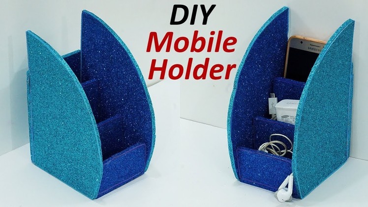 How to Make Mobile Stand from Cardboard | Cardboard DIY Mobile Holder | StylEnrich