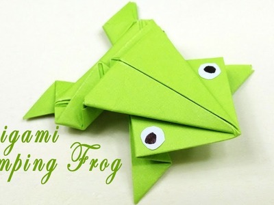 How to make origami Jumping frog?