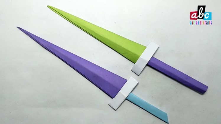 How to make origami paper Ninja sword?