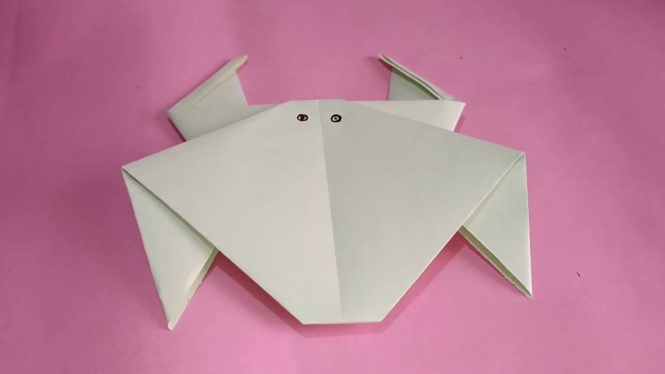 How To Make Paper Crab Origami, Easy Step By Step Tutorial For Kids