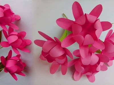 How to make paper flowers easy | Paper flowers | paper flower making step by step