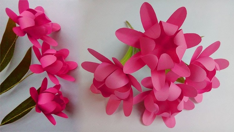 How to make paper flowers easy | Paper flowers | paper flower making step by step