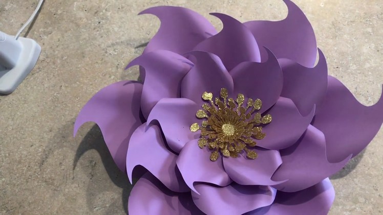 How to Make Petal 9 Paper Flower Template