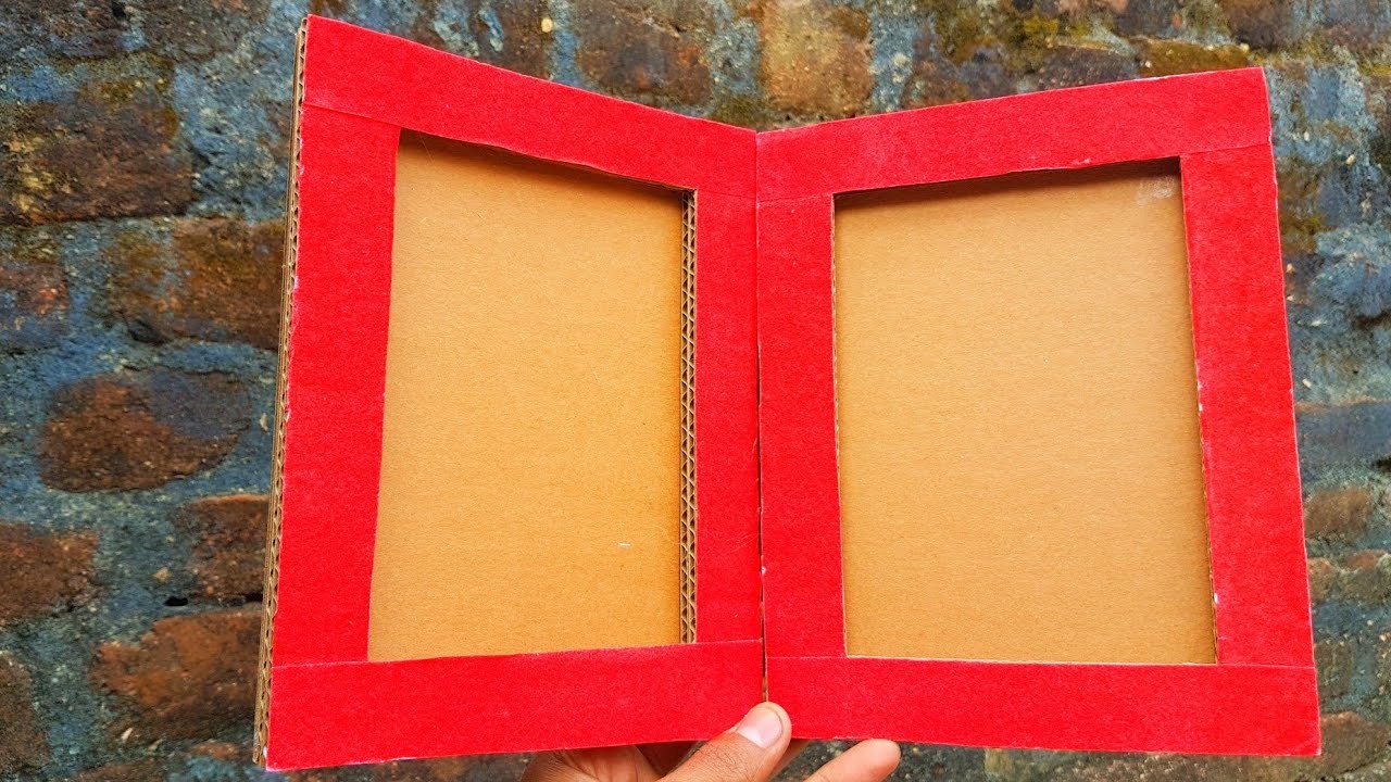 how-to-make-photo-frame-with-cardboard