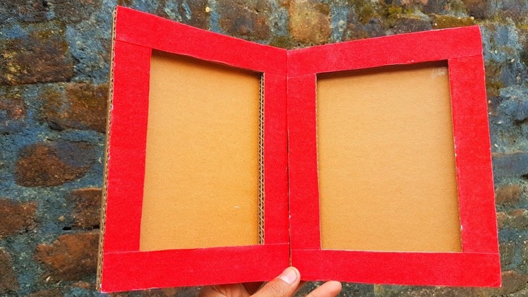 How To Make Photo Frame With Cardboard