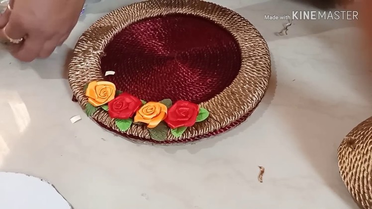 How to make ring platter for engagement. engagement ring tray decoration