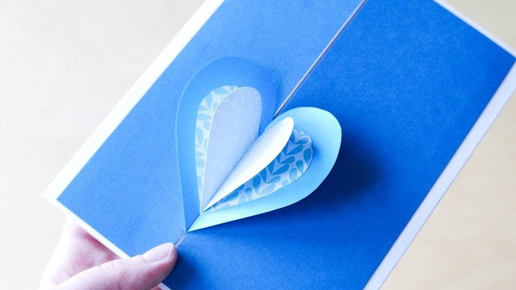 How to make : Simple Greeting Card with a Heart | Kartka z Sercem - Mishellka #312 DIY