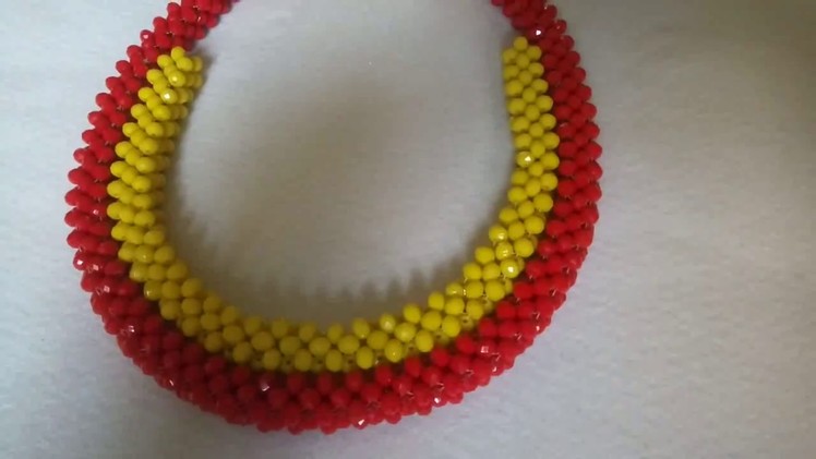 How to make tubular.  cubic right angle weave. Craw design.beads
