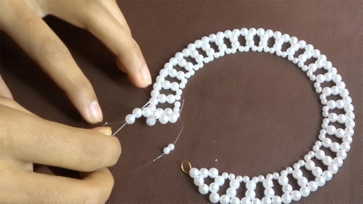 How To make Wedding Pearl Necklace