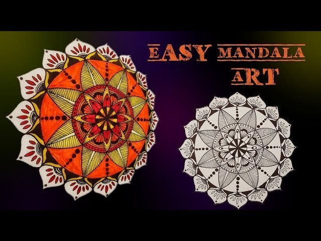 How to make your own Mandala art || Mandala tutorial for beginners|| Art & Essentials
