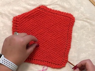 Learn to Knit- Beginner Garter Washcloth, Lesson 1