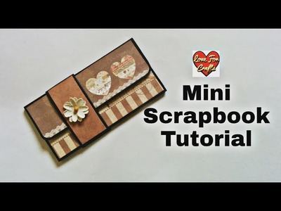 Mini Scrapbook Tutorial | How to Make a Scrapbook