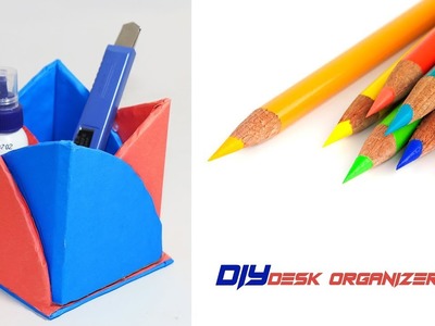 Origami Desk Organizer | How to Make Origami Home Decorator | DIY Paper Crafts