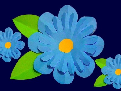 Paper Flowers Making Ideas Step By Step at home !! How to Make Paper Flower !! DIY Hand Craft