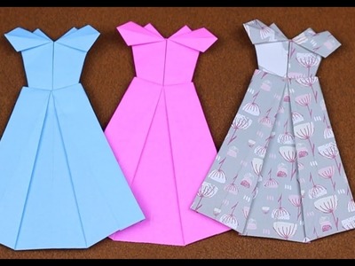 Paper Folding Art (Origami): How to Make Dress