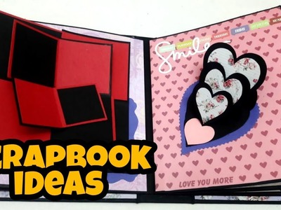 Scrapbook Ideas || scrapbook for Birthday || Scrapbook for Anniversary || Handmade scrapbook