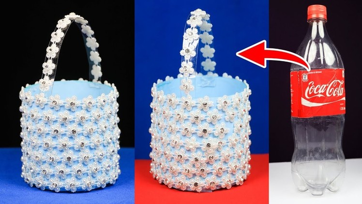 Waste Plastic Bottle Basket | How to make basket at home | Best out of waste