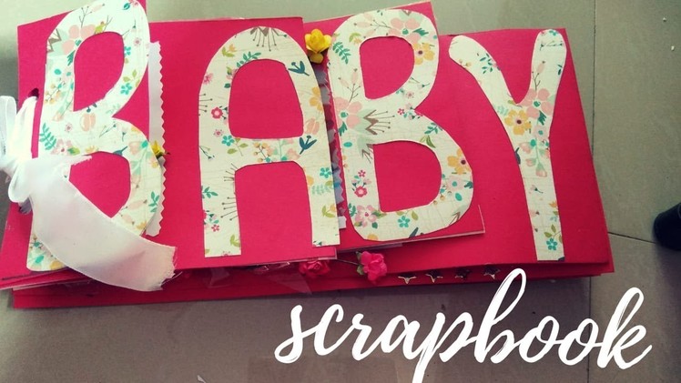 Word scrapbook| Name Album| Handmade Cute Baby scrapbook| Easy gift ideas