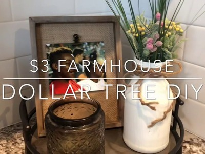 $3 Farmhouse DIY | Spring Dollar tree DIY