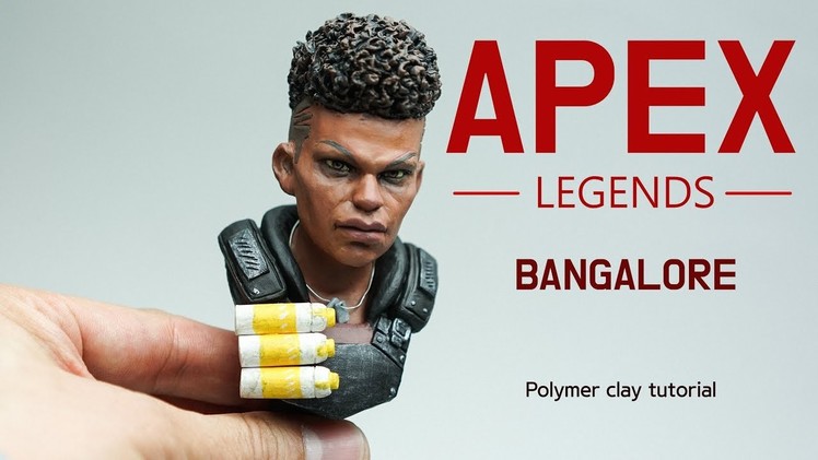 Bangalore (Apex Legends) - Polymer clay tutorial