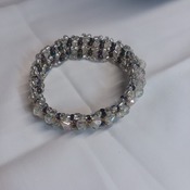 Bicone crystal bracelet