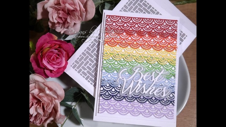 Card Making Magic Rainbow Card