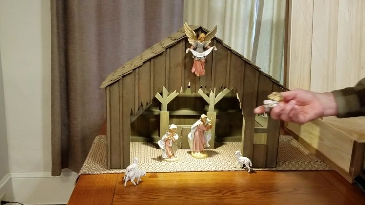 Christmas Nativity Manger Set Assembly