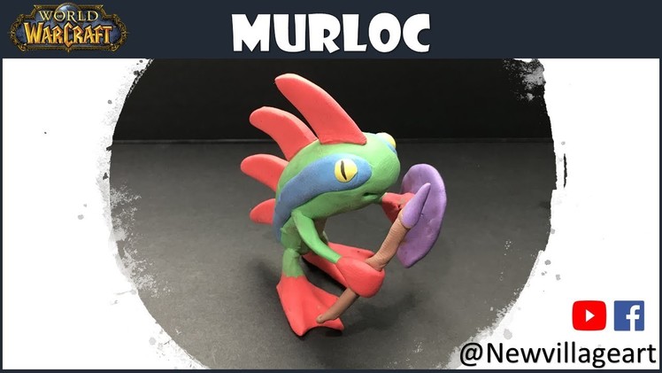 Creating a Murloc from World of Warcraft using Polymer Clay