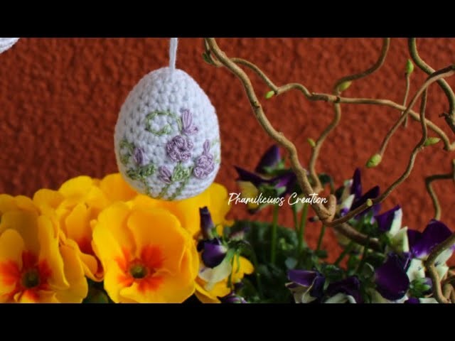 Crochet Easter Eggs Ornament