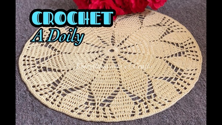 CROCHET Easy and Beautiful Doily || Crochet Doily