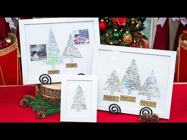 DIY Christmas Tree Maps - Home & Family