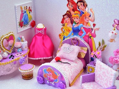 Diy miniature Disney Princess Dollhouse