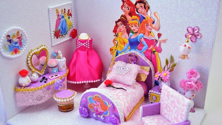 Diy miniature Disney Princess Dollhouse