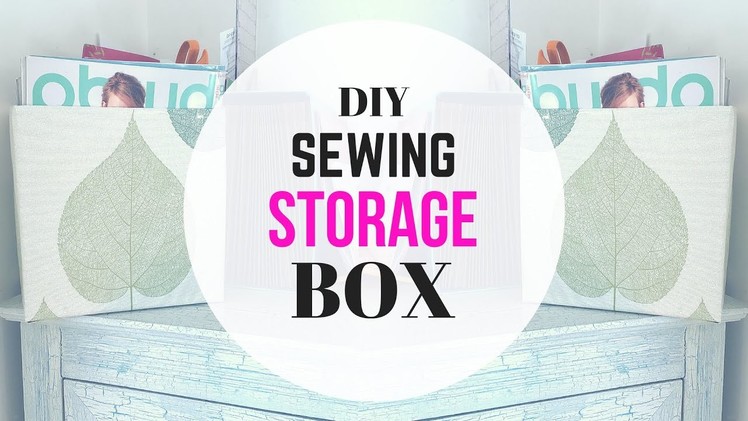DIY Sewing Room Storage for Sewing Pattern and Sewing Magazines