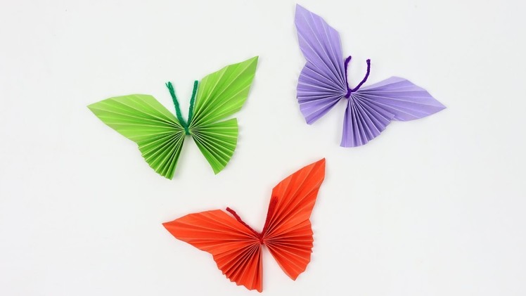 EASY to Make PAPER BUTTERFLY. How to Make Origami Butterfly