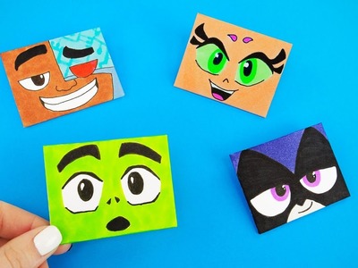Funny Origami Envelopes For Less Then 5 Minutes! | LETTER FOLDING ORIGAMI WITH TEEN TITANS