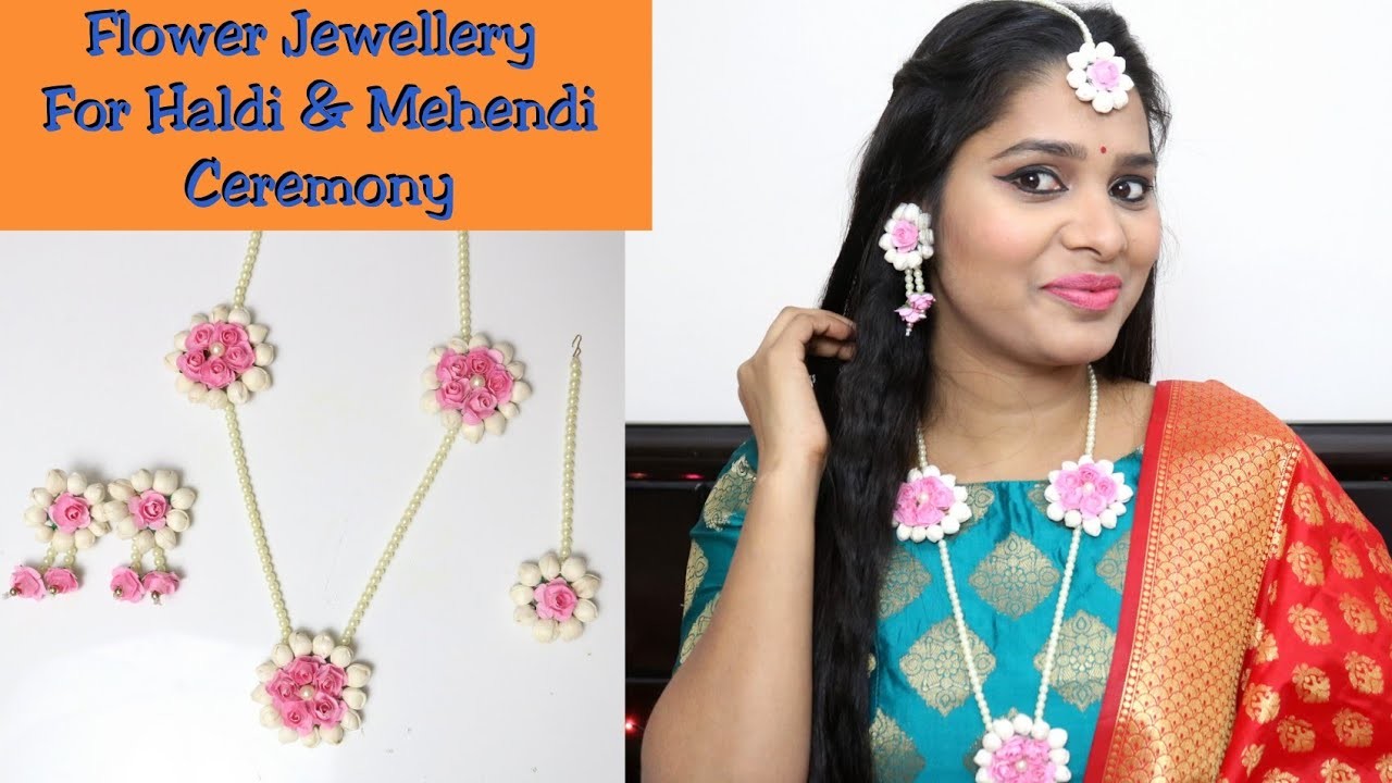 diy haldi jewellery