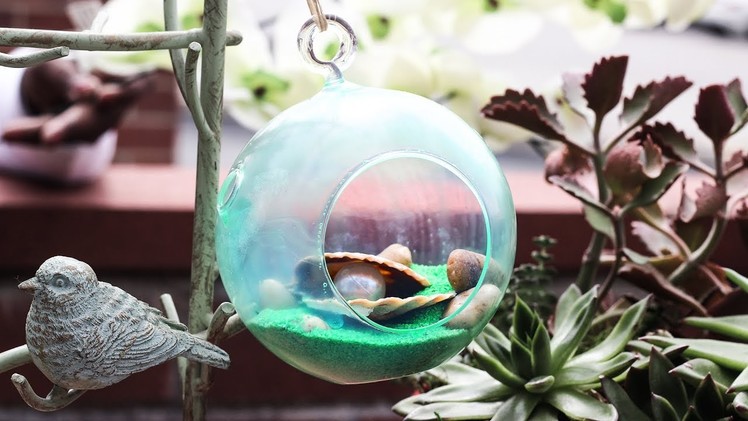 How to create your own sea glass terrariums | DIY Sea Glass Terrariums