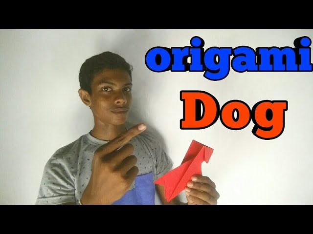 How to make a origami dog | make it super