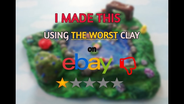 I TRIED THE WORST POLYMER CLAY ON EBAY AND MADE IN WORK | KOI FISH POND ENVIRONMENT
