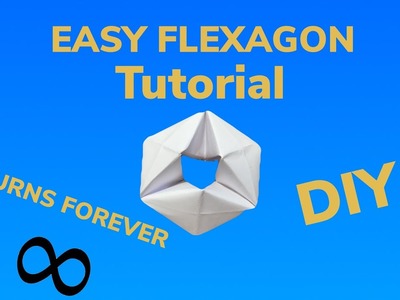 ORIGAMI FLEXAGON tutorial EASY
