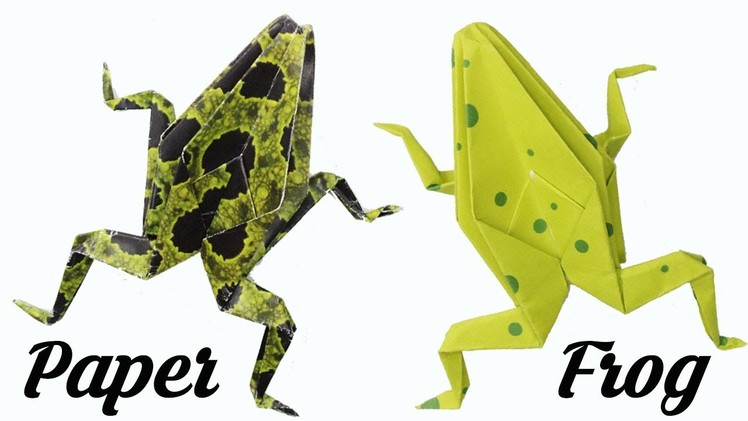 Origami Frog, Easy Origami for Kids, Basic origami, Simple Origami for Beginners, Paper Origami