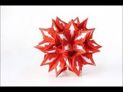 Origami Mandragora Kusudama\ 折り紙マンドラゴラくすだま