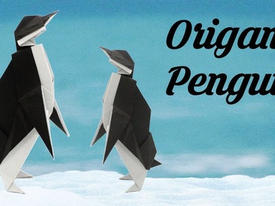 Origami Penguin by John Montroll, Easy Origami for Kids, Basic origami, Simple Origami for Beginners